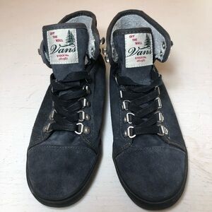 Women’s Vans Hadley Hiker Suede High-Top Sneaker, 6.5, Gray, EUC,pet/smoke free